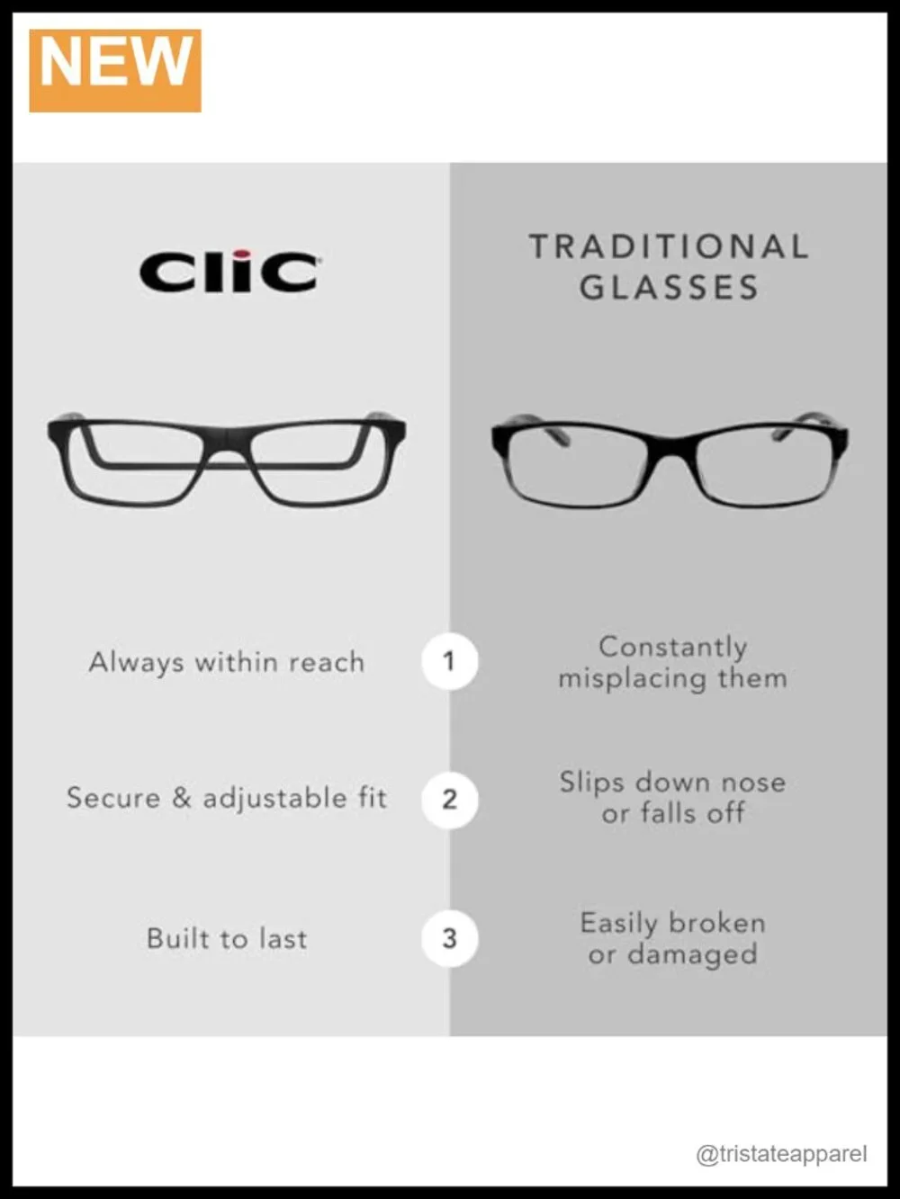 Clic Magnetic Reading Glasses Nashi Soft Headband Adjustable S-XL